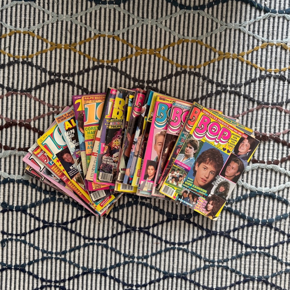 Vintage 80s Teen Magazines Collection